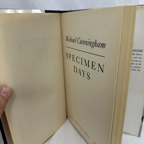 Specimen Days Michael Cunningham Novel Hardcover‎ Fiction Book - Picture 6 of 9